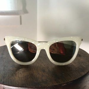 LE SPECS MOTHER OF PEARL SUNGLASSES